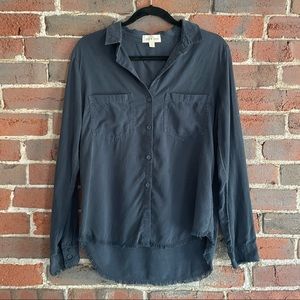 Cloth & stone navy button down